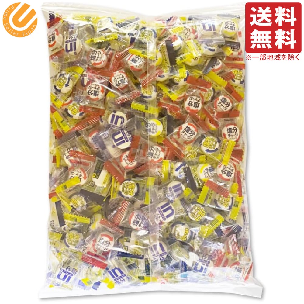 楽天PrimeSellerJapan 楽天市場店カバヤ 塩分チャージタブレッツ 4種 1kg（標準333粒）ビッグシェアパック（梅味・スポーツドリンク味・塩レモン味＋森永 inタブレット 塩分プラス）