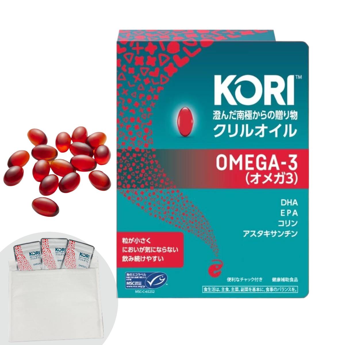 クリルオイル サプリ オメガ3 76粒×3袋 コストコ omega3 アスタキサンチン DHA EPA...