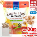マヌカハニー 飴 プロポリス 生姜 レモン MGO600+ 20粒 お試し のど飴 はちみつTrue Blue 訳あり メール便 コストコ 通販 送料無料