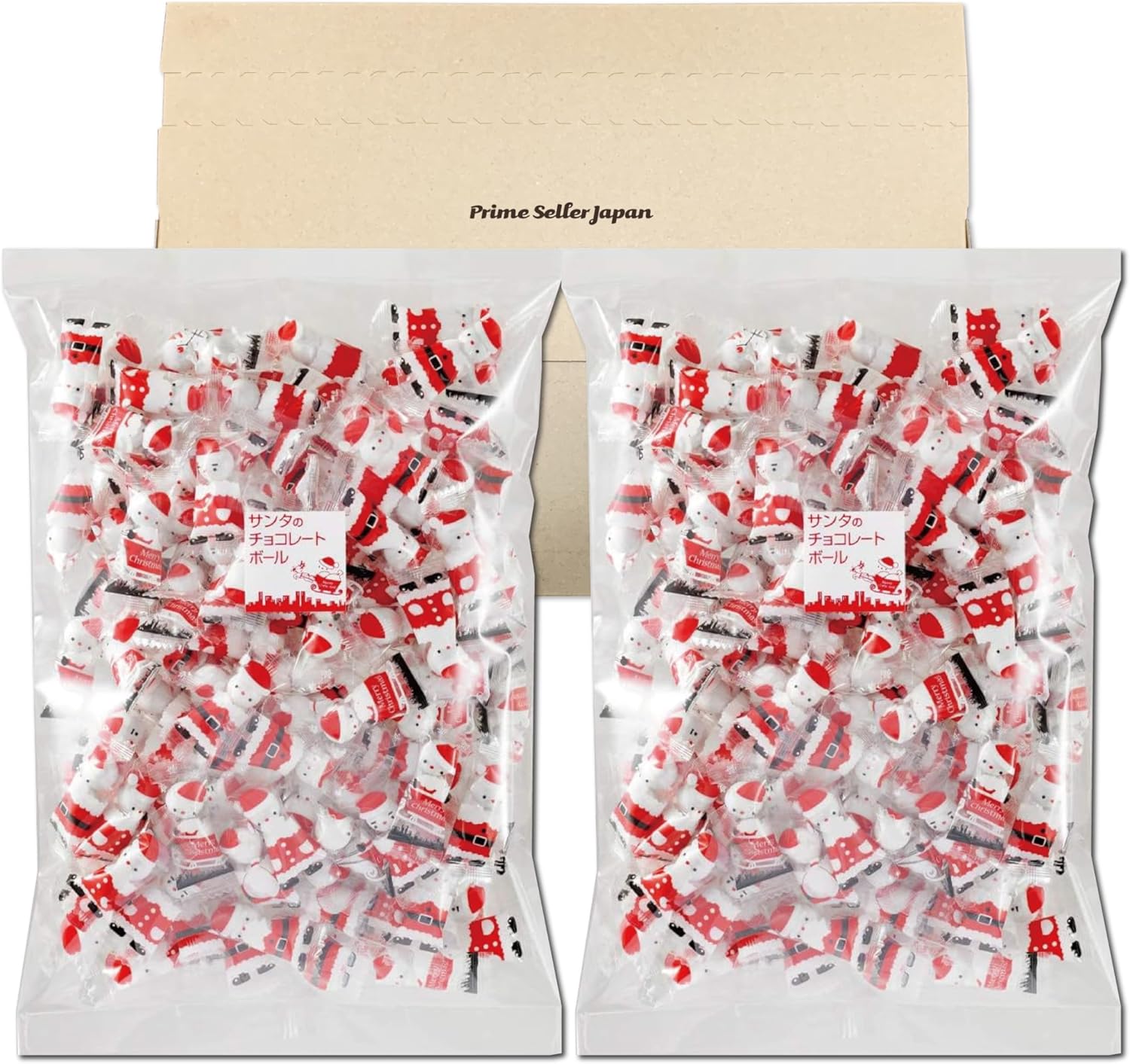 サンタのチョコレートボール 500g 2袋セット クリスマス パーティー 冬 イベント 業務用 メガ盛り サン..