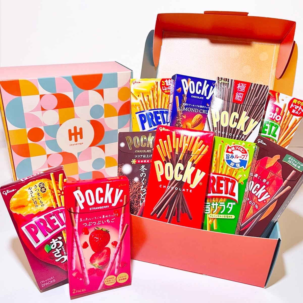 ポッキー プリッツ 10種アソート 各1箱 ランダムセット オリジナルギフトボックス 食べ比べ 詰め合わせ お菓子 ギフト プレゼント 贈答品