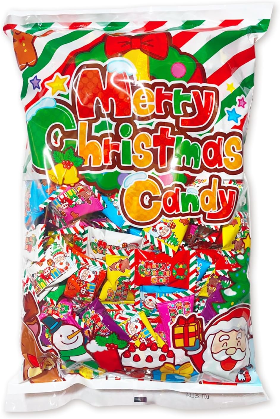マルエ クリスマスキャンディ 1kg キャンディ お菓子 クリスマス 個包装 詰め合わせ 大容量 期間限定 ギフト プレゼント 飴 あめ 2000円ポッキリの商品画像
