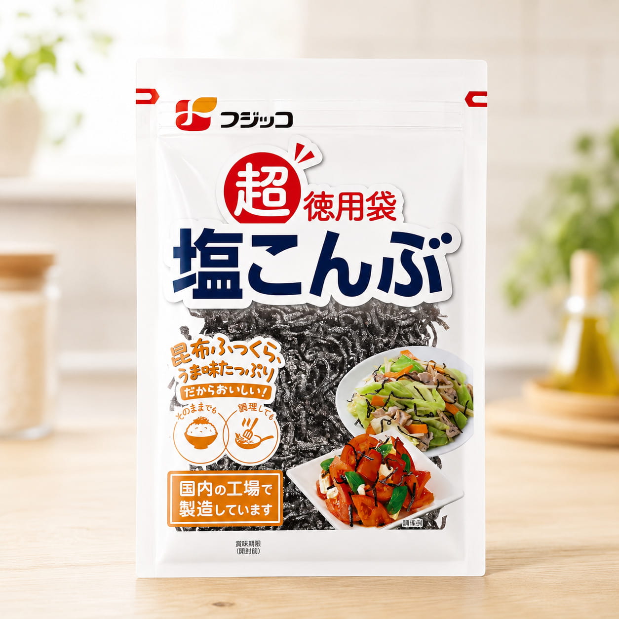 Rakuten - フジッコ 塩こんぶ 超徳用袋 140g 単品 買い置き 大容量 徳用 塩昆布 こんぶ 昆布 つくだに ふじっ子