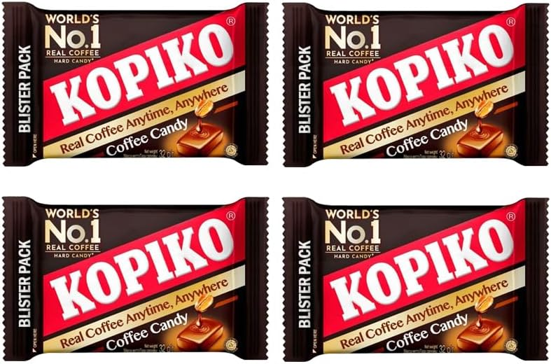 Rakuten - コピコ コーヒーキャンディ・ブリスターパック 32g(8個入) 4袋セット KOPIKO Coffee Candy 韓国ドラマ 韓国お菓子 飴