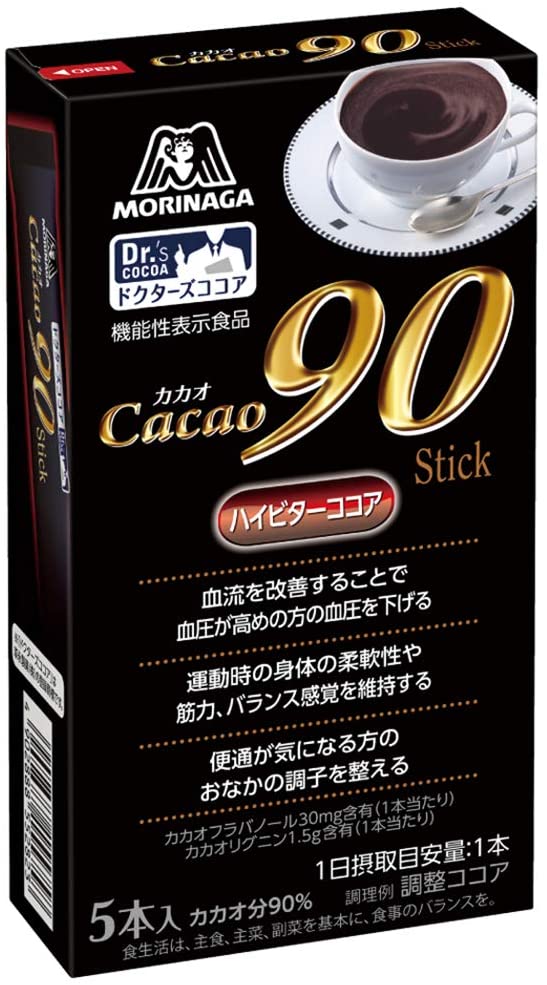森永製菓 森永ココア カカオ90スティック 60g [機能性表示食品] ×6個