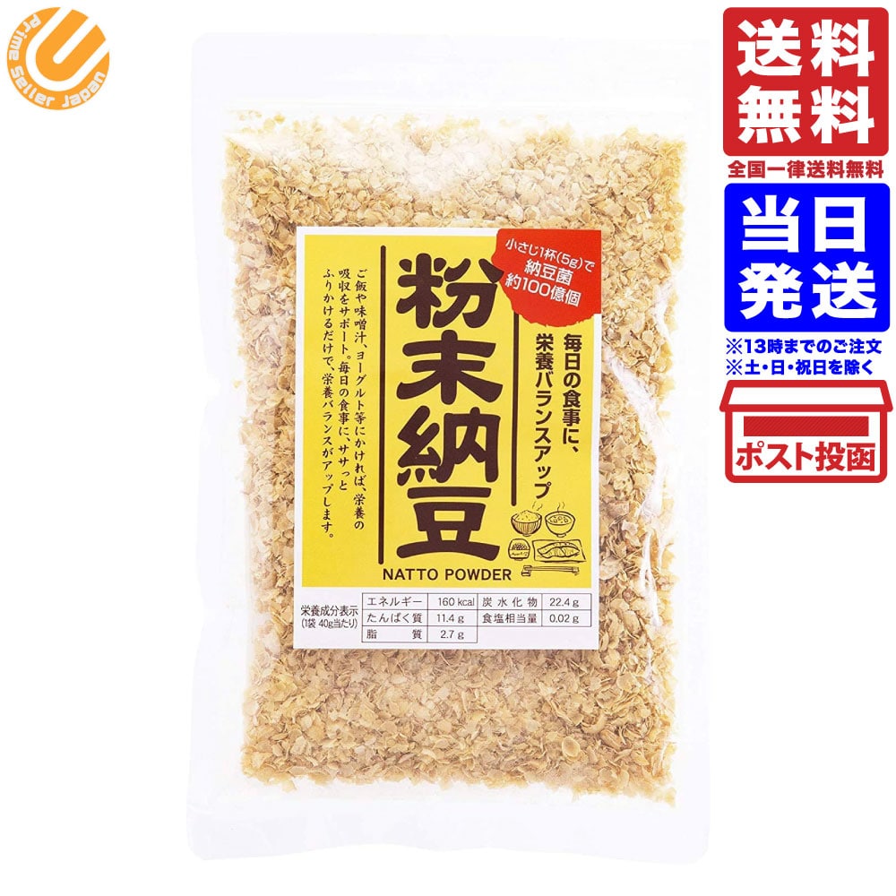 信州物産 粉末納豆 40g 送料無料
