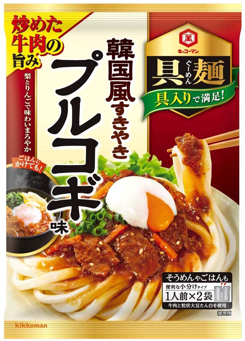 キッコーマン食品 具麺 韓国風すきやき プルコギ味 116g ×5個 賞味期限2020.11.15  ...