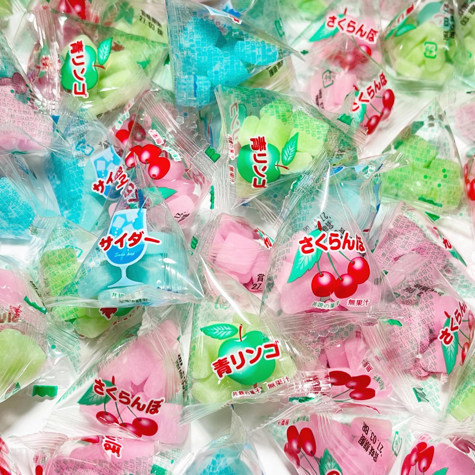 共親製菓 テトラもちあめミックス 500g ×3袋セット PSJBOX 餅キャンディ テトラパック 駄菓子 詰め合わせ