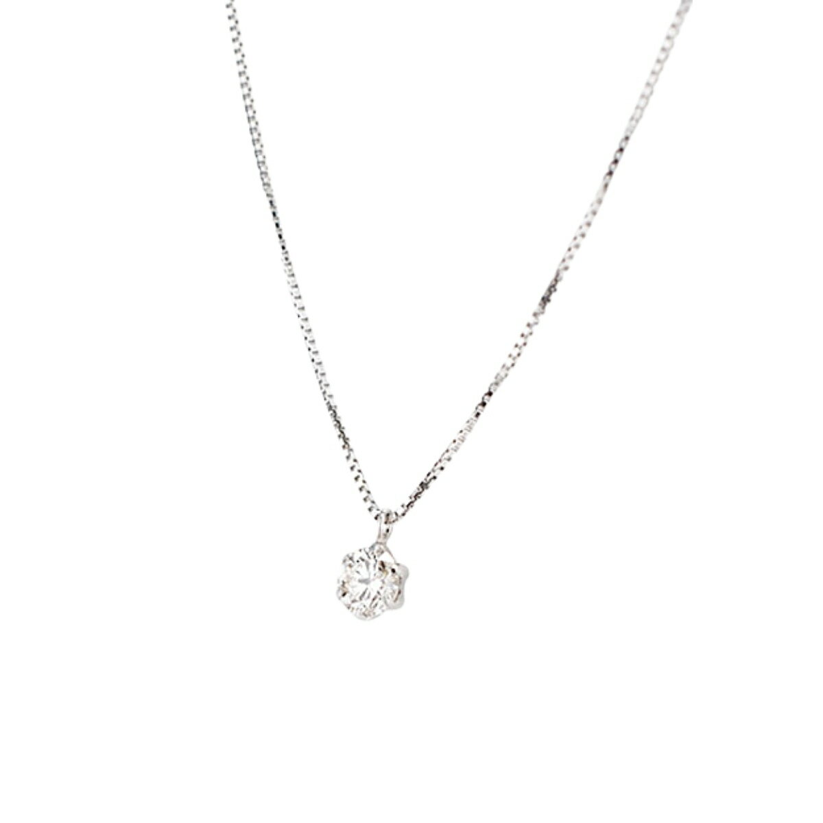 ダイヤ ネックレス レディース プラチナ PT Pt 0.2ct H SI2 高品質 シンプル 記念日 誕生日 プレゼント 一粒 シンプルダイヤ 中宝研 鑑定書付 クリスマス ホワイトデー 厄除け