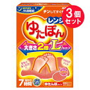 『3個セット』【送料無料】レンジでゆたぽんLサイズ 1個 白元アース 湯たんぽ