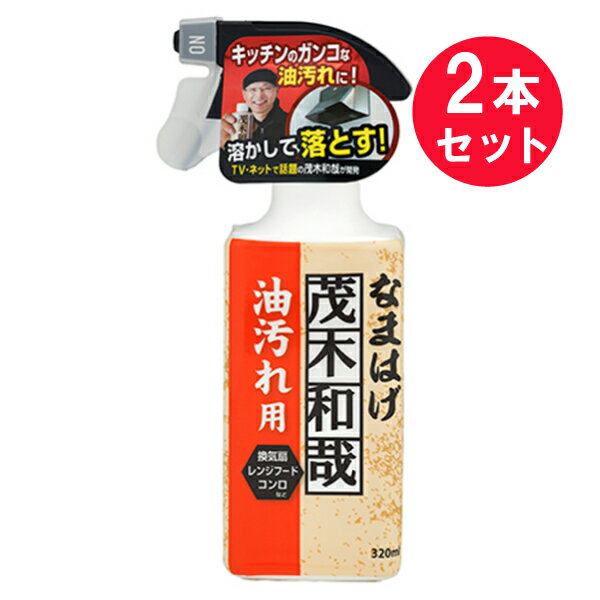 『2本セット』【送料無料】茂木和哉 油汚れ用 なまはげ C00250 320mL レック 清掃用品