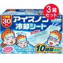 ●商品名アイスノン冷却シート●内容量30枚入（3枚×10包）　×3セット●商品説明大容量 30枚入ピタッと貼れてCOOLこんなときに！急な発熱に頭痛にスッキリしたい時に寝苦しい時にしっかり冷却！ひんやり長持ち家族で使える！肌にやさしい弱酸性10時間冷却《特長》・冷たさは、約10時間（※）持続します。（室温や使用環境により持続時間は異なります。）・急な発熱、頭痛に。夏の就寝時に。・家族みんなで使える大容量30枚入。・弱酸性※冷たさの感じ方には個人差があります。《用途》頭部や体の冷却●使用方法透明フィルムをはがし、冷やしたい部分に貼ってください。開封後は切り口を点線にそって2回しっかり折り曲げ、この箱に入れて保管してください。・汗などで濡れていると粘着力が低下します。よく拭いてから使用してください。・貼り直しをくり返すと粘着力が低下するのでなるべく避けてください。・髪の毛や眉にかかると貼りつきにくくなります。・効果を感じなくなったら、お取り替えください。・機能および衛生上、1枚1回限りとしてください。・冷蔵庫などで冷やしてお使いになると、より冷却効果が得られます。（※冷凍室に入れないでください。）●使用上の注意・口や鼻に貼りつくと窒息する可能性があるのでご注意ください。・傷、はれもの、湿疹、やけど、日焼け等、肌に異常のあるところや目の周囲、粘膜には使わないでください。・肌に異常が生じていないか、よく注意してお使いください。肌に合わない時、使用中に赤み、はれ、かゆみ、刺激等の異常が出た時は、使用を中止し、医師に相談してください。使い続けると症状が悪化することがあります。・本品は医薬品ではないので、高熱や発熱が続く場合は、医師に相談してください。・幼児、身体のご不自由な方、皮フの弱い方等が使用する場合は、十分に注意してください。・開封後はなるべく早めに使い切ってください。・用途以外には使用しないでください。本品は食べられません●保管方法直射日光を避け、涼しい所で保管してください。乳幼児の手の届かない所に保管してください。※この説明書きをよく読み、使用期間中は保管しておいてください。●成分&ell;-メントール、エデト酸塩、パラベン、色素●サイズレギュラーサイズ1枚サイズ：5cm×12cm●生産国MADE IN CHINA 中国製●メーカー白元アース株式会社住所：東京都台東区東上野2-21-14●JAN4902407024763●関連ワードひんやり 冷却シート 頭部 体 頭痛 急な発熱 スッキリしたい時に 寝苦しい時 大容量【広告文責】白石薬品株式会社TEL:072-622-8820※リニューアルに伴い、パッケージ・内容等予告なく変更する場合がございます。予めご了承ください。