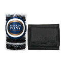 France Luxe フランス ラックス 財布、ヘアゴムセット 限定 ミニ ウォレット (ブラック) & ポニーテール チューブ 15P(ブラックメタリック)...