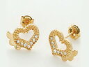 アンジェラ Angela ピアス エンジェルハートイヤリング ゴールド 18k 18金 ジュエリー ブランド アクセサリー プレゼント ギフト 正規品 レディース