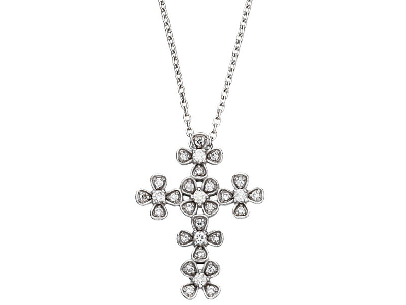 アンジェラ Angela ネックレス クロスオンクローバーネックレス ゴールド 18k 18金 ジュエリー ブランド アクセサリー プレゼント ギフト 正規品 レディース