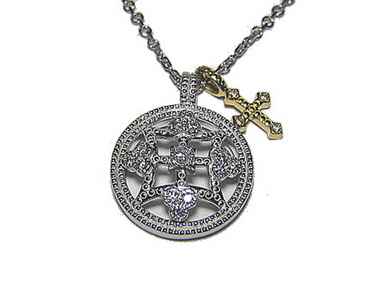 アンジェラ Angela ネックレス スパルタンシールドw/テンプルクロスネックレス ゴールド 18k 18金 ジュエリー ブランド アクセサリー プレゼント ギフト 正規品 レディース