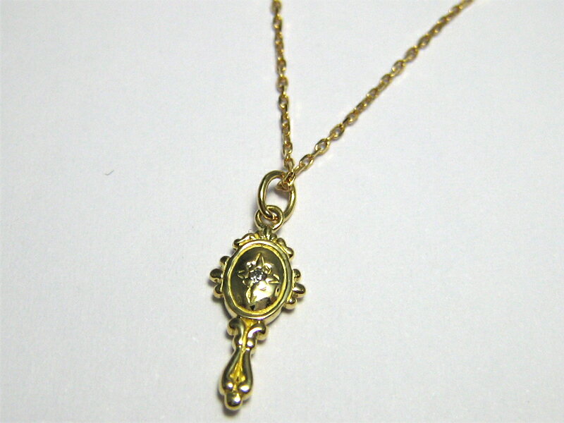 アンジェラ Angela ネックレス アンティークミラーネックレス ゴールド 18k 18金 ジュエリー ブランド アクセサリー プレゼント ギフト 正規品 レディース