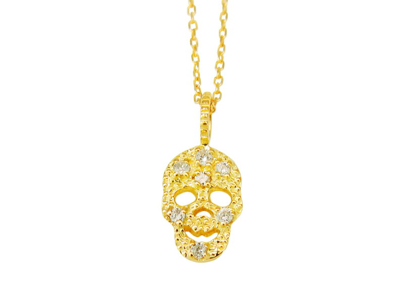 アンジェラ Angela ネックレス ドリーミングスカルチャームネックレス ゴールド 18k 18金 ジュエリー ブランド アクセサリー プレゼント ギフト 正規品 レディース