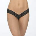 ハンキーパンキー hanky panky Tバック シグニチャー レース クロッチレス タンガ (ブラック) レディース 下着 ランジェリー セクシー 総レース...