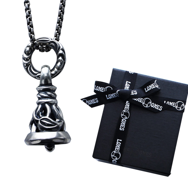 ロンワンズLONE ONES ペンダント クレーンベルペンダント(M) (レナードカムホート刻印) &メイティングフライトフック(M)ボックスチェーンギフトセッ...