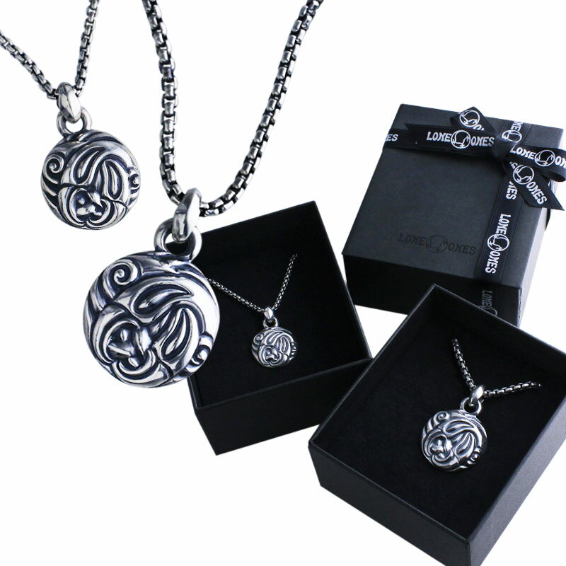 ロンワンズLONE ONES ペンダント ネストペンダント&メイティングフライトボックスチェーン ギフトセット (S/M/Lサイズ) シルバー ジュエリー ブラ...