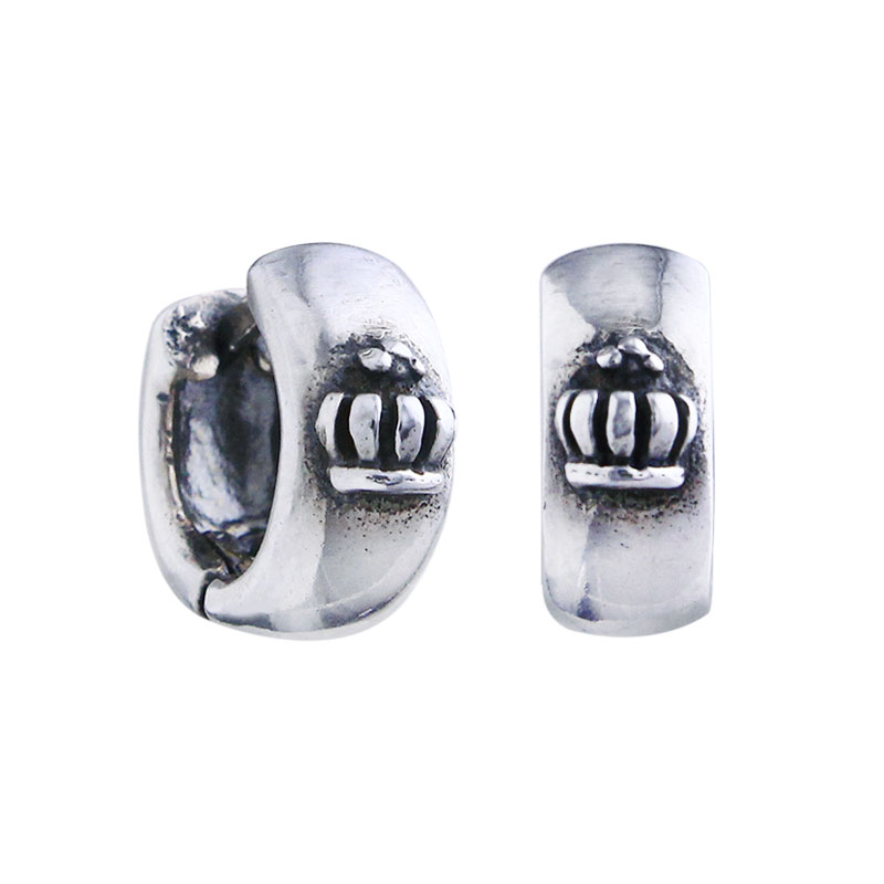 ロイヤルオーダー ROYAL ORDER ピアス スモールラウンドウィズクラウンイヤリング(1個単位) シルバー ジュエリー ブランド アクセサリー プレゼント...