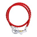 鷲見太郎 Taro Washimi ブレスレット eagle eg-05/K18・925 hook star riversible wheel RED Leat...