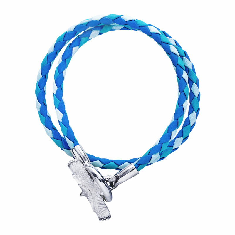 鷲見太郎 Taro Washimi ブレスレット eagle eg-05/925 MIX Leather bracelet シルバー インディアンジュエリー ブランド アクセサリー プレゼント ギフト 正規品 レディース メンズ