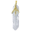 鷲見太郎 Taro Washimi フェザーペンダント L arabesque flight feather 01 K18 eagle claw pendant...
