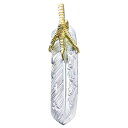 鷲見太郎 Taro Washimi フェザーペンダント L arabesque flight feather 01 K18 eagle claw pendant...