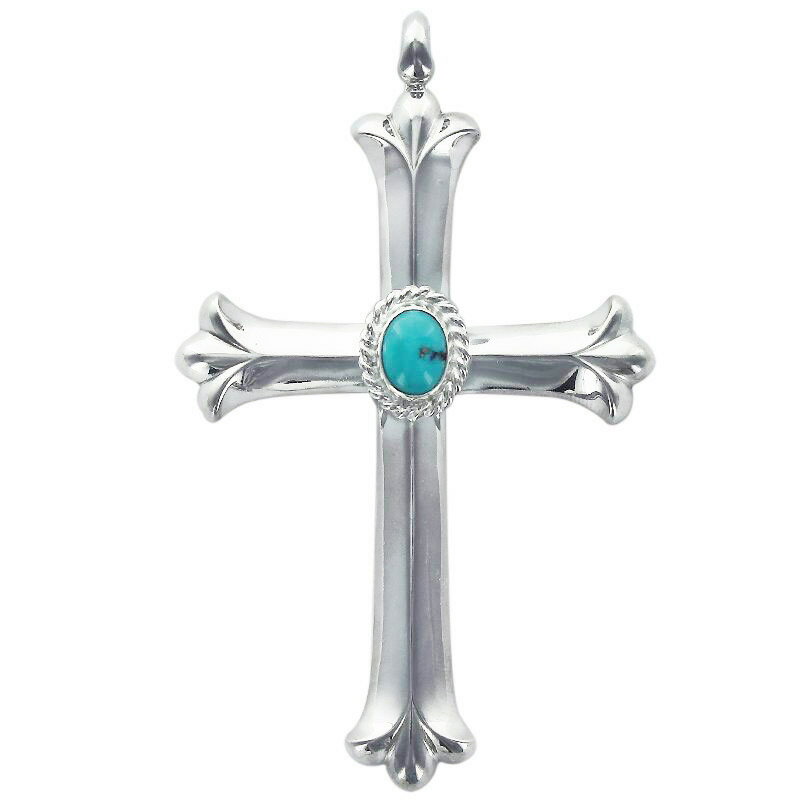 鷲見太郎 Taro Washimi クロスペンダント cross pendant turquoise 6×8 cup シルバー インディアンジュエリー ブランド アクセサリー プレゼント ギフト 正規品 レディース メンズ