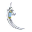 鷲見太郎 Taro Washimi イーグルクローペンダント M eagle claw single pendant 01 opal 5×7 K18 sazar...