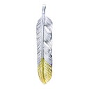 鷲見太郎 Taro Washimi フェザーペンダント M flight feather K18 top 01 シルバー インディアンジュエリー ブランド アク...