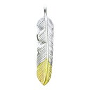 鷲見太郎 Taro Washimi フェザーペンダント M flight feather K18 top 02 シルバー インディアンジュエリー ブランド アク...