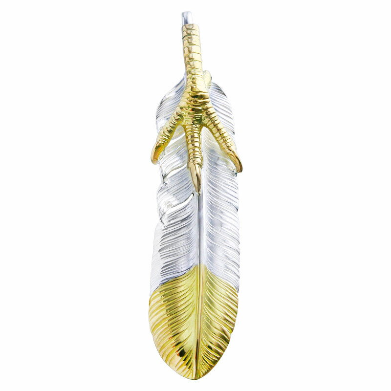 鷲見太郎 Taro Washimi フェザーペンダント L old feather K18 top 01 K18 eagle claw pendant 02 シルバー インディアンジュエリー ブランド アクセサリー プレゼント ギフト 正規品 レディース メンズ