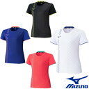 《送料無料》2025年2月発売 MIZUNO ウィメンズ ゲームシャツ 62JAC226 ミズノ レディース テニス バドミントン ウェア