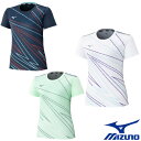 《送料無料》2025年2月発売 MIZUNO ウィメンズ ゲームシャツ 62JAC213 ミズノ レディース テニス バドミントン ウェア