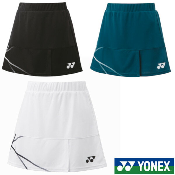 《送料無料》2024年1月下旬発売　YONEX　ウィメンズ　スカート　26127　ヨネックス　テニス　バドミントン　ウェア 1