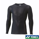 《送料無料》2024年1月下旬発売　YONEX　ユニセックス　Vネック長袖シャツ　STBA1023　ヨネックス　テニス　バドミントン　コンプレッションウェア