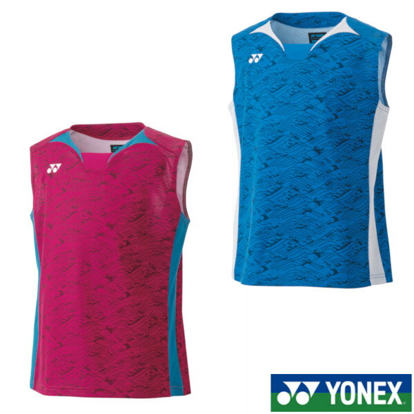 《送料無料》2024年1月発売　YONEX　ジュニア　ゲームシャツ(ノースリーブ)　10614J　ヨネックス　テニス　バドミン…