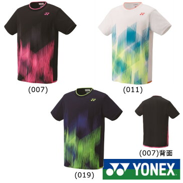 500円割引クーポン対象◆送料無料◆YONEX◆2019年3月上旬発売◆ユニセックス　ゲームシャツ(フィットスタイル)　10321　テニス　バドミントン　ウェア　ヨネックス