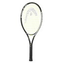 軽量グラファイト複合素材を使用した長さ25インチのSpeed Jr. 25 TENNIS RACQUETは、スピードとコントロール性の高いプレイを好む8〜10歳のジュニア向けにデザインされています。重量、優れた操作性、モダンなデザイン。子供がプレイを楽しむために最初に手にするラケットとして理想的です。Innegraテクノロジーにより衝撃吸収性と安定性が向上、さらにダンプ+テクノロジーにより打球の衝撃がグリップに届く前にその振動を吸収するため、より優れた打球感を体感できます。 ■品番：230014 ■フェイスサイズ：100平方inch ■全長：25inch ■平均重量：240g(フレームのみ) ■ストリングパターン：16本 × 19本 ■バランス：300mm ■フレーム厚：22mm ※ガット張り上げ済 ※ケース付き ※適正年齢(目安)：8〜10歳 ・8〜10歳の子供向に適したスピードとコントロール ・軽量グラファイト複合素材 ・プレイしやすい抜群の操作性 ・衝撃吸収性と安定性を提供するInnegraテクノロジー ・より優れた打球感を実現するダンプ+テクノロジー ・モダンなデザイン