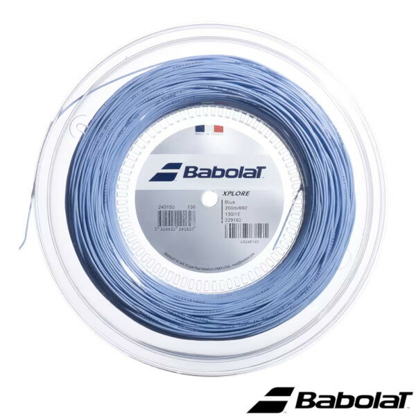 Rakuten - 《送料無料》BabolaT　Xplore 200M　125/130　243153　ロールタイプ　バボラ　硬式テニスストリング
