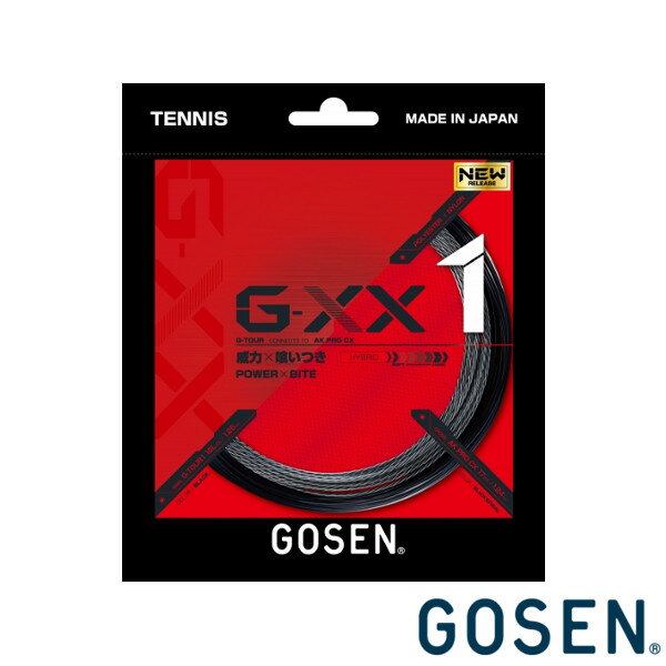 GOSEN◆ジー・ダブルエックス1　16L　TSGX11　ゴーセン　硬式テニスストリング