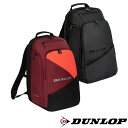 《送料無料》2024年1月発売 DUNLOP バックパック（テニスラケット2本収納可） DTC-2482 ダンロップ バッグ