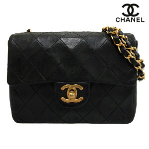 シャネル CHANEL ミニマトラッセ ターンロック チェーン ショルダーバッグ レザー ブラック P10898 バーゲン