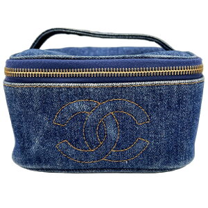 美品 シャネル CHANEL バニティ ココマーク ハンドバッグ インディゴブルー eit0128 通販