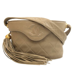 シャネル CHANEL マトラッセ ココマーク フリンジ ショルダーバッグ レザー ブラウン系 eit0212C2674 ネット通販