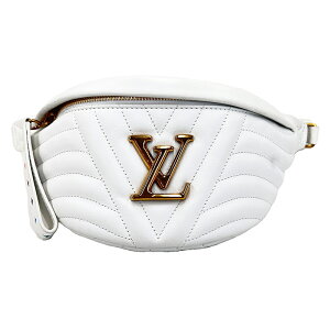 未使用保管品 ルイ・ヴィトン LOUIS VUITTON ニューウェーブ バムバッグ ボディバッグ ホワイト P10983 バーゲン