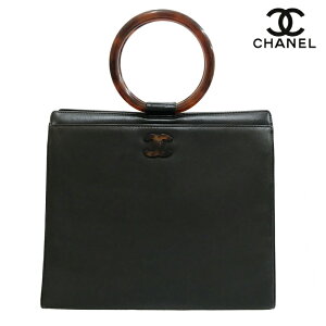 シャネル CHANEL ココマーク ハンドバッグ レザー ブラック C3084 格安セール